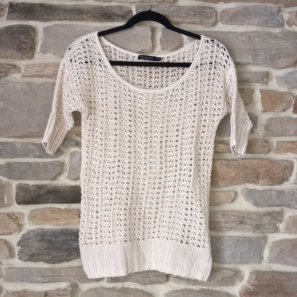 Women’s The Limited Knitted Cream Sweater size M